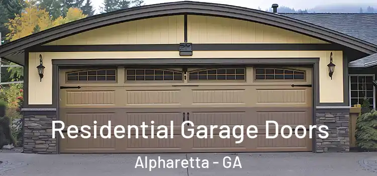  Residential Garage Doors Alpharetta - GA